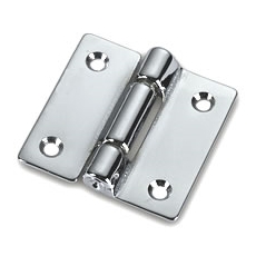 CERNIERA A LIBRO OTTONE CROMATO