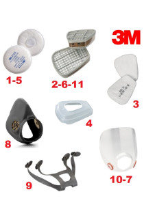 ACCESSORI PER MASCHERE 3M