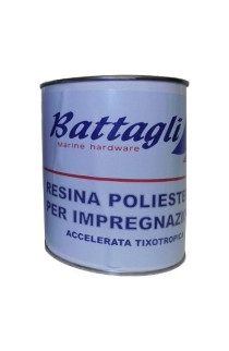 RESINA POLIESTERE CON CATALIZZATORE