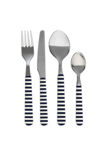 SET POSATE INOX SAILOR RIGHE BLUE