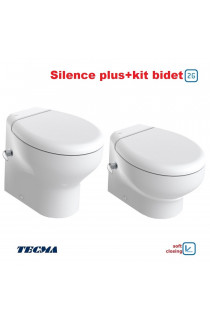 WC SILENCE PLUS 2G CON KIT BIDET