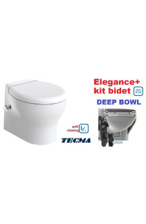 WC ELEGANCE DEEP BOWL CON KIT BIDET