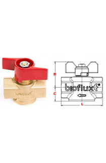 VALVOLA BIOFLUX CON FILTRO INTEGRATO