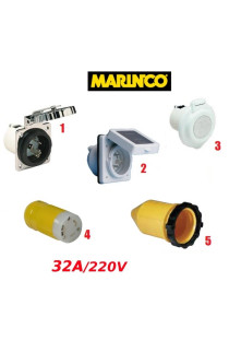 MARINCO PRESE E SPINE TRIPOLARI 32A