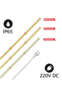 STRISCE LED C.O.B 220V DIMMERABILI