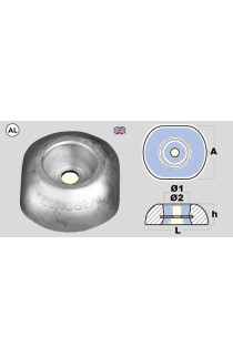 FLANGE IN ALLUMINIO CON INSERTO UK