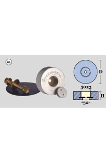 FLANGE IN ALLUMINIO PER POPPA SERIE BAGLIETTO