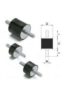 ANTIVIBRANTI CILINDRICI MASCHIO/MASCHIO