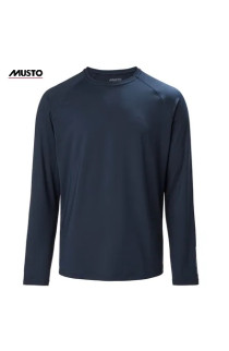 T-SHIRT MUSTO UOMO MANICA LUNGA SUNBLOCK NAVY