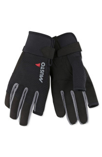 MUSTO GUANTO VELA ESSENTIAL DITA LUNGHE BLACK