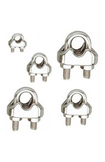 MORSETTI STRINGICAVO INOX A CAVALLOTTO