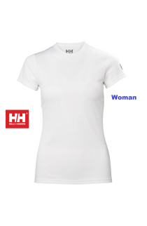 HELLY HANSEN TECH T-SHIRT DONNA WHITE