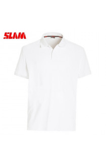 POLO SLAM UOMO TECH PIQUE BRIGHT WHITE