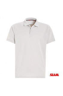 POLO SLAM UOMO TECH PIQUE GLACIER GREY