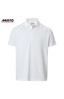 POLO MUSTO UOMO EVO CREW SUNBLOCK WHITE