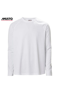 T-SHIRT MUSTO UOMO MANICA LUNGA SUNBLOCK WHITE