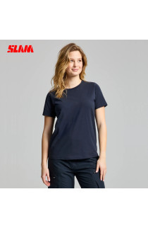 T-SHIRT DONNA DECK IN COTONE SLAM BLU NAVY