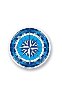 ROSA DEI VENTI ADESIVA