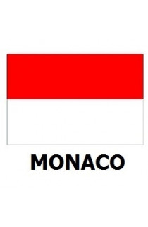 BANDIERA PRINCIPATO DI MONACO