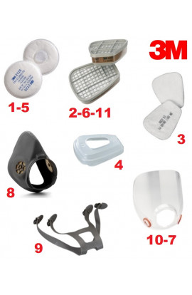 ACCESSORI PER MASCHERE 3M