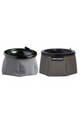 POSACENERE ANTIVENTO CON ANELLO BLACK