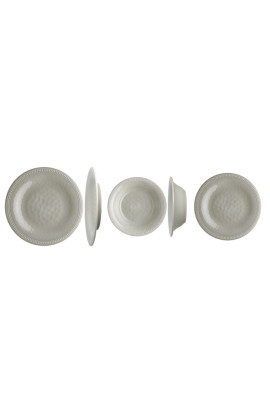 SET PIATTI HARMONY PERLA