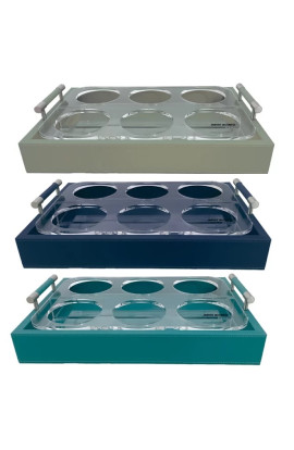 SET VASSOI PORTABICCHIERI