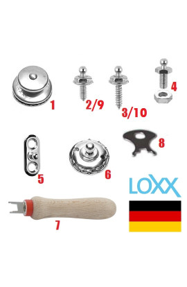 BOTTONI LOXX CROMATI