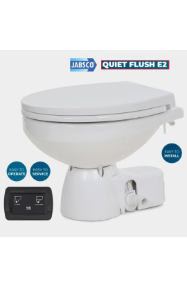 JABSCO TOILETTE QUIET FLUSH 2024 E2 ACQUA DI MARE