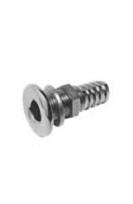SCARICO A MARE INOX CON PORTAGOMMA