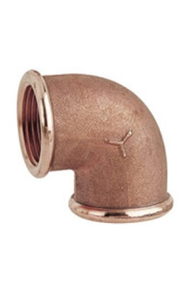 GOMITO 90° FF BRONZO