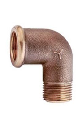 GOMITO 90° MF BRONZO