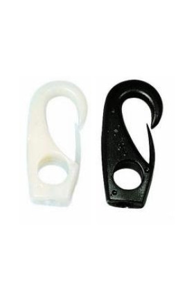 GANCI PER ELASTICO IN NYLON