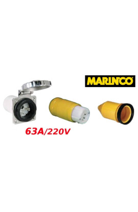 MARINCO PRESE E SPINE MONOFASE 3FILI 63A