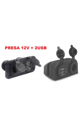 PRESA ACCENDISIGARI + DOPPIA USB