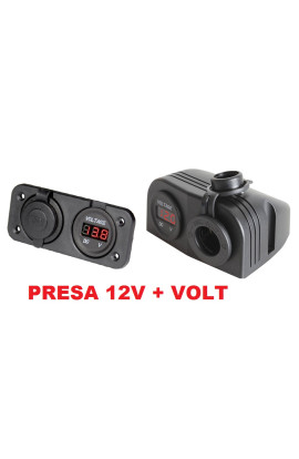 PRESA ACCENDISIGARI + VOLTMETRO