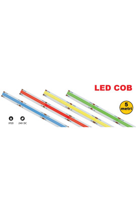 STRISCE LED C.O.B. COLORATE 24V DIMMERABILI