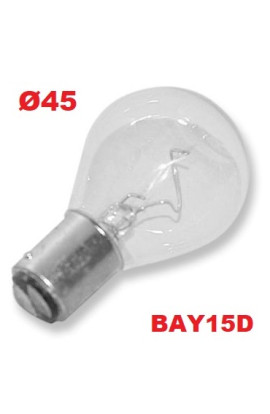 LAMPADINA BAY15D A BULBO TONDO MAXY