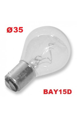 LAMPADINA BAY15D A BULBO TONDO STANDARD