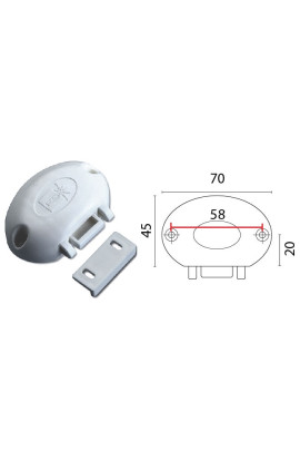 SCROCCHETTO OVAL ANTIVIBRANTE