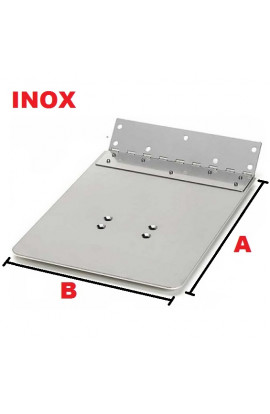 COPPIA PIASTRE FLAPS INOX