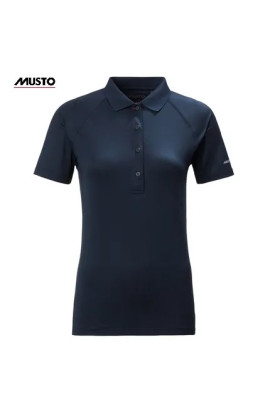 POLO MUSTO DONNA EVO CREW SUNBLOCK NAVY