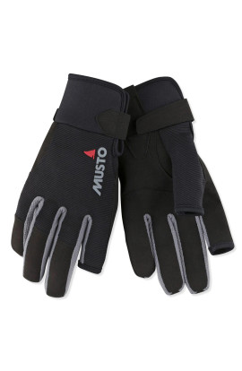MUSTO GUANTO VELA ESSENTIAL DITA LUNGHE BLACK