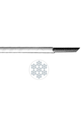 CAVO INOX 49 FILI RIVESTITO IN PVC