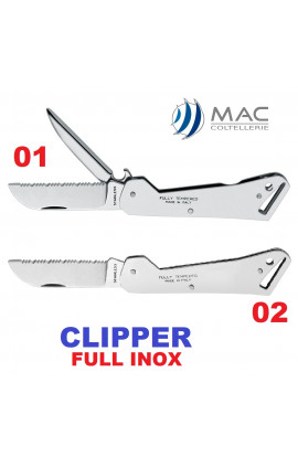 COLTELLO FULL INOX CLIPPER
