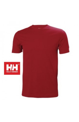 T-SHIRT COTONE CREW HELLY HANSEN RED