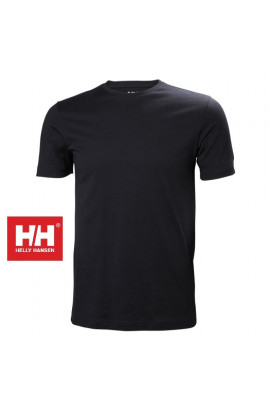 T-SHIRT COTONE CREW HELLY HANSEN BLACK