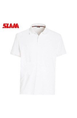 POLO SLAM UOMO TECH PIQUE BRIGHT WHITE