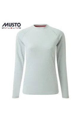 T-SHIRT MUSTO DONNA MANICA LUNGA SUNBLOCK PLATINUM