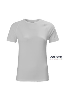 T-SHIRT DONNA MUSTO EVO CREW SUNBLOCK PLATINUM